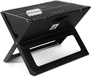Grillz Portable Charcoal BBQ Grill Super Slim and Portable

HEAVY-DUTY CONSTRUCTION: The BBQ Grill has an ample cooking area with heavy-duty cold rolled steel construction that ensures long lasting and durable use.